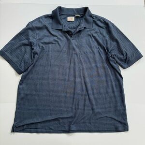 Hudson River Polo Shirt Men's XL Blue Short Sleeve Heritage Classic Cotton Blend